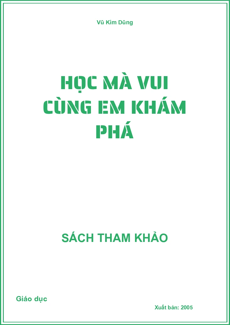 Học Mà Vui Cùng Em Khám Phá