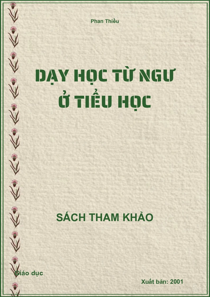 Dạy Học Từ Ngư Ở Tiểu Học