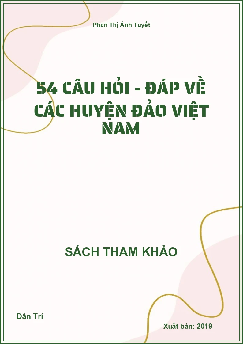 54 Câu Hỏi - Đáp Về Các Huyện Đảo Việt Nam