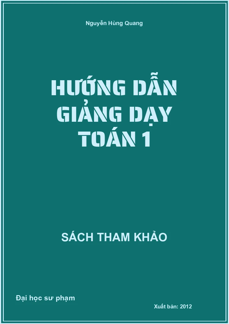 Hướng Dẫn Giảng Dạy Toán 1