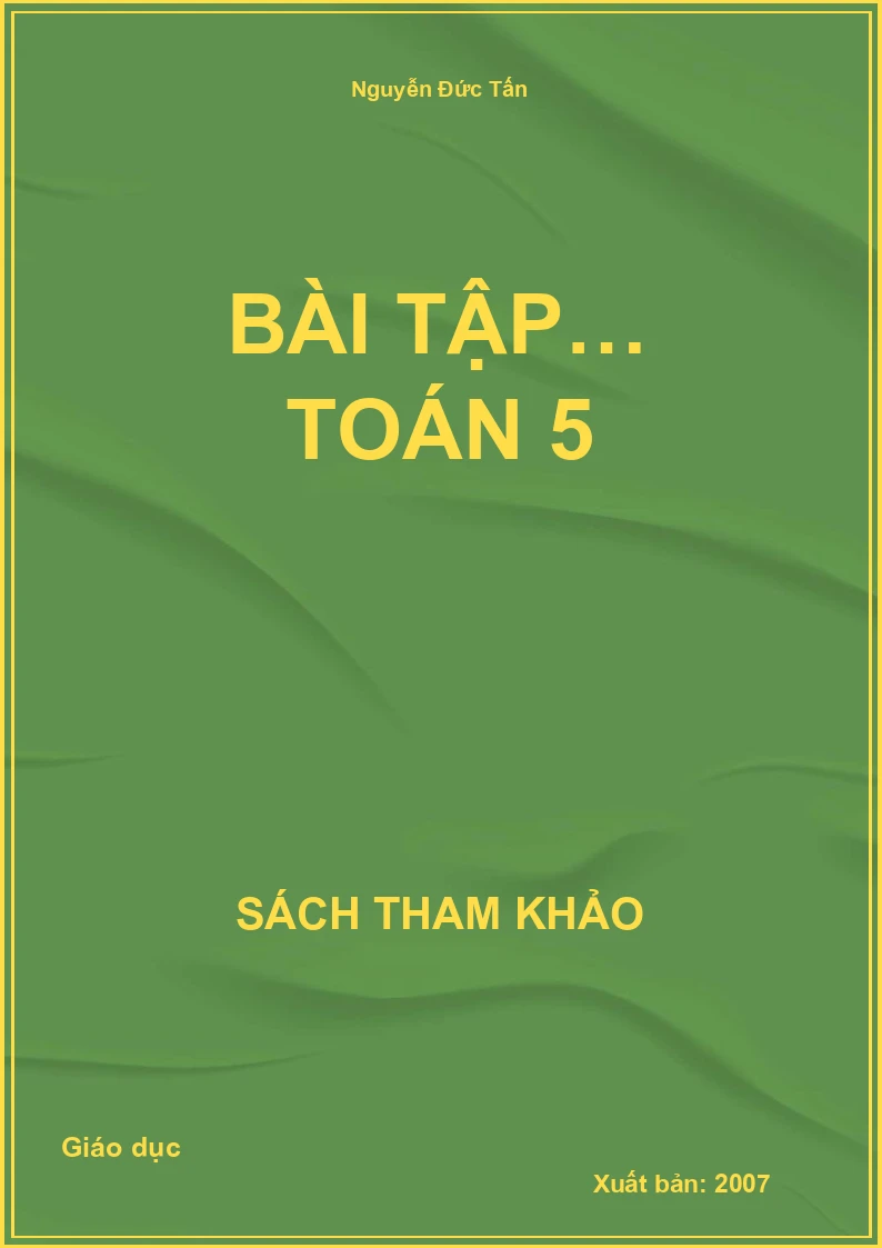 Bài Tập… Toán 5