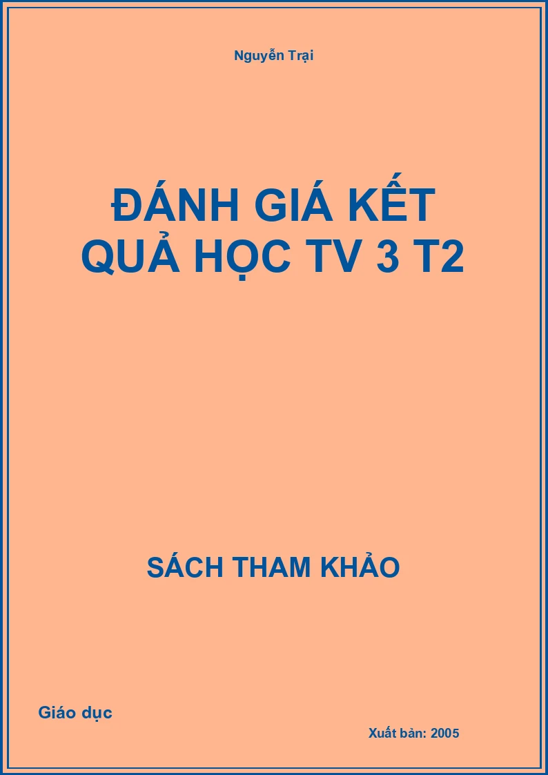 Đánh Giá Kết Quả Học Tv 3 T2