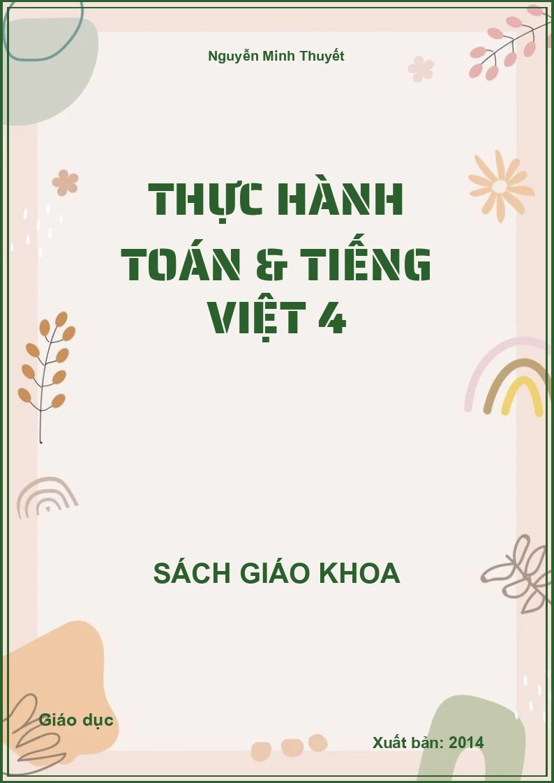 Thực Hành Toán & Tiếng Việt 4