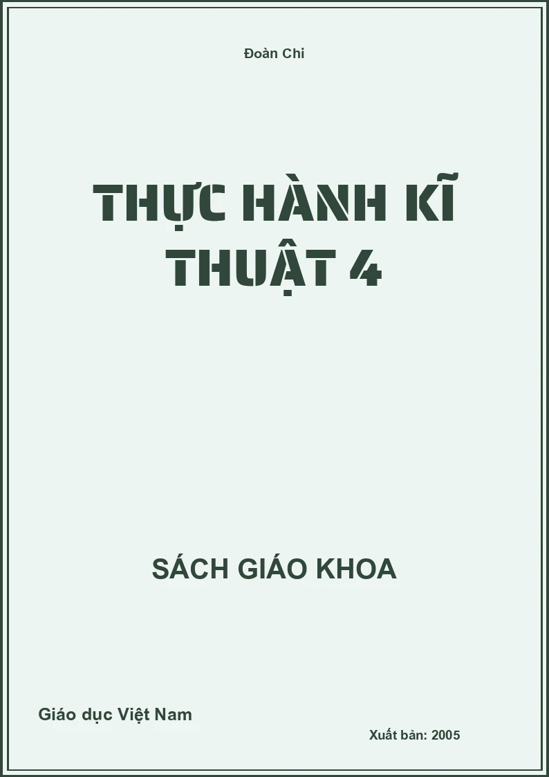 Thực Hành Kĩ Thuật 4