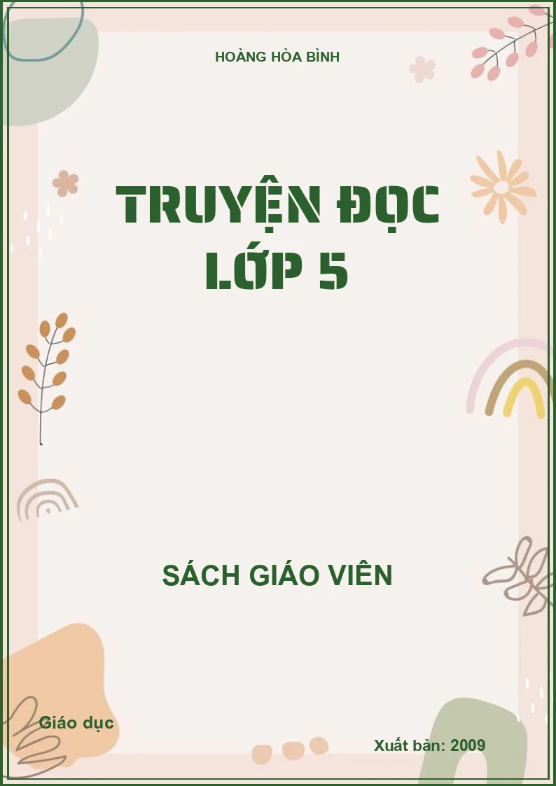 TRUYỆN ĐỌC LỚP 5