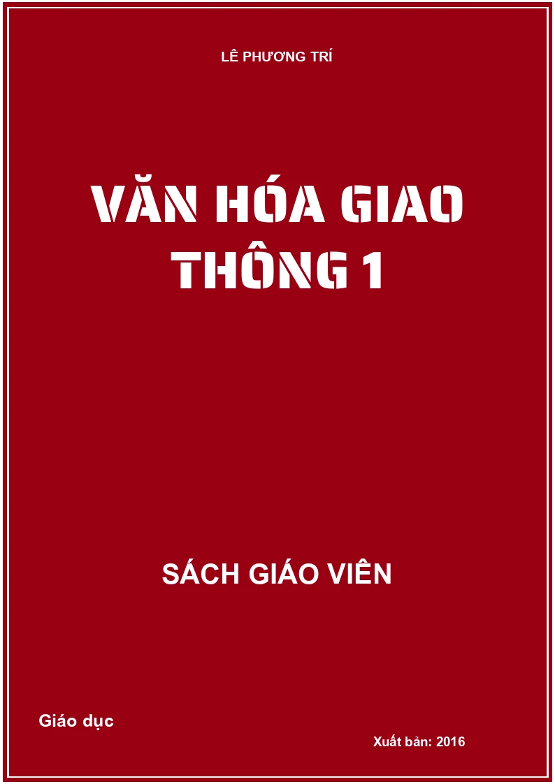VĂN HÓA GIAO THÔNG 1