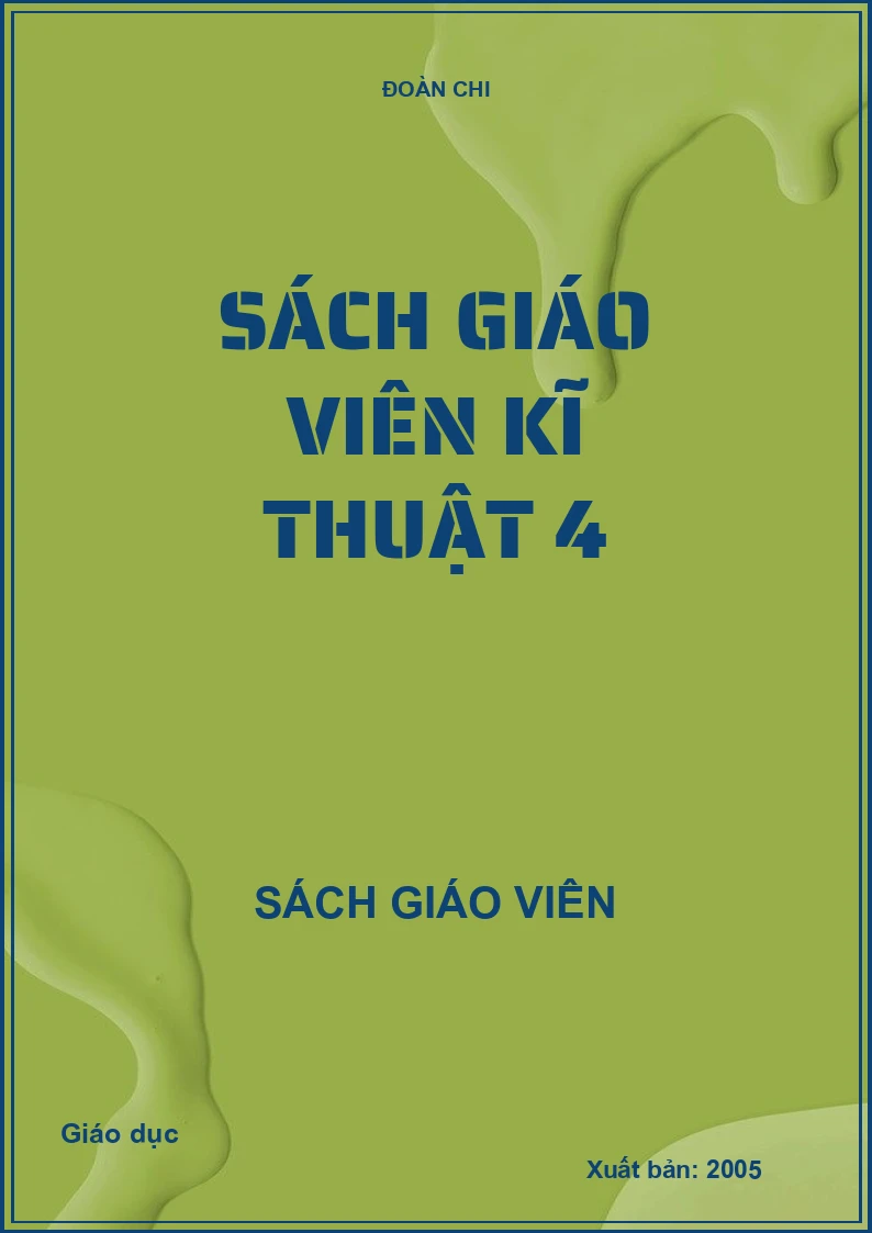SÁCH GIÁO VIÊN KĨ THUẬT 4