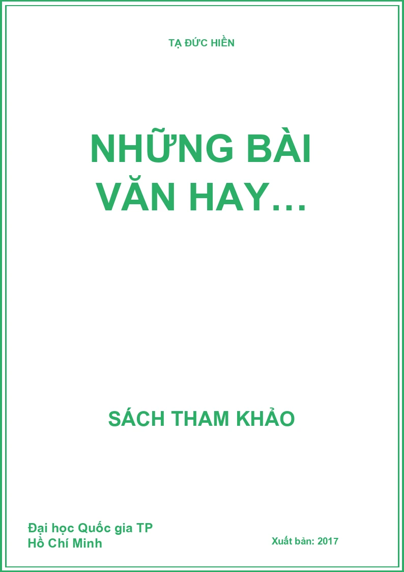 NHỮNG BÀI VĂN HAY…