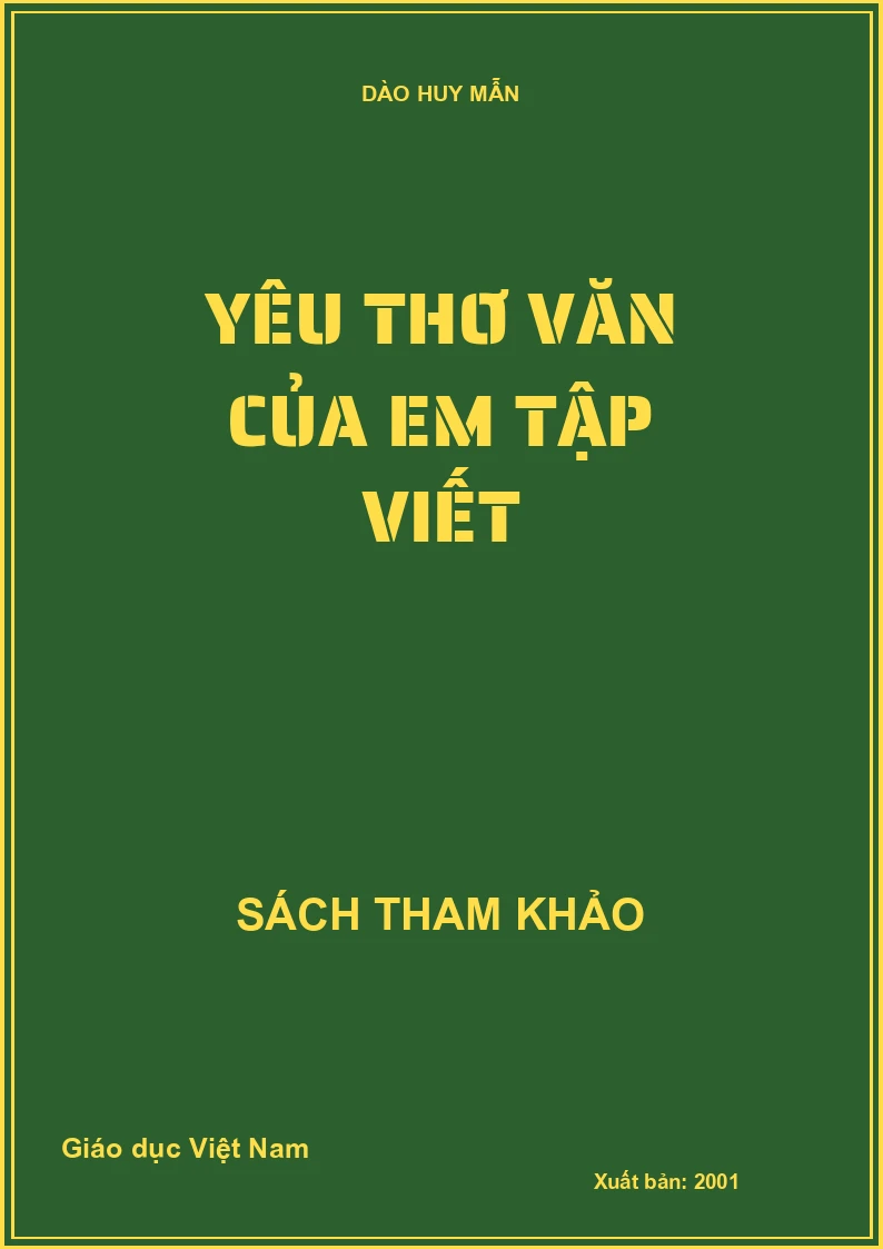 YÊU THƠ VĂN CỦA EM TẬP VIẾT