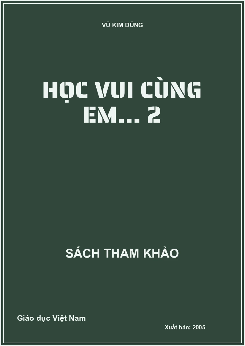 HỌC VUI CÙNG EM… 2