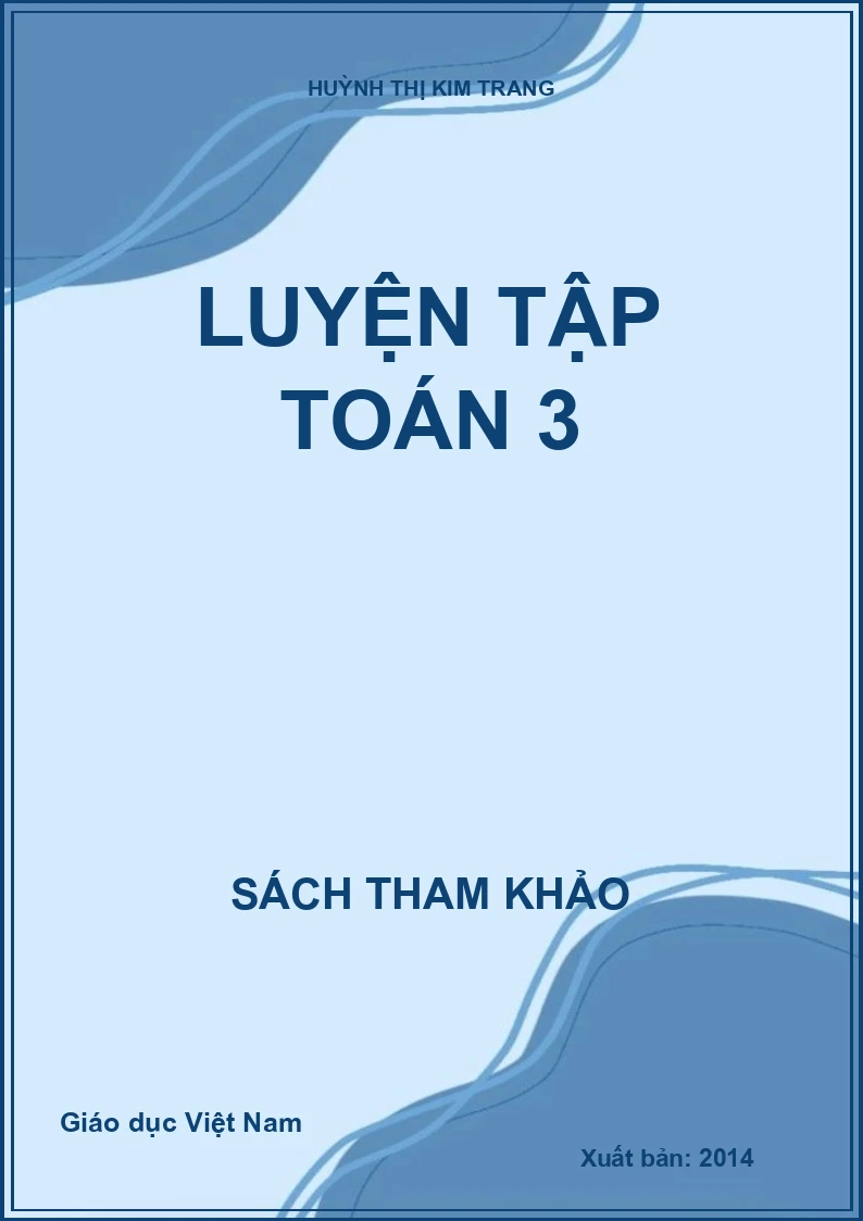 LUYỆN TẬP TOÁN 3