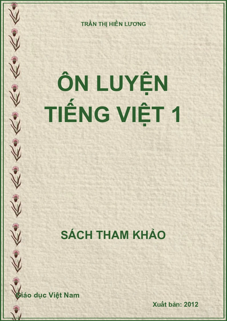 ÔN LUYỆN TIẾNG VIỆT 1
