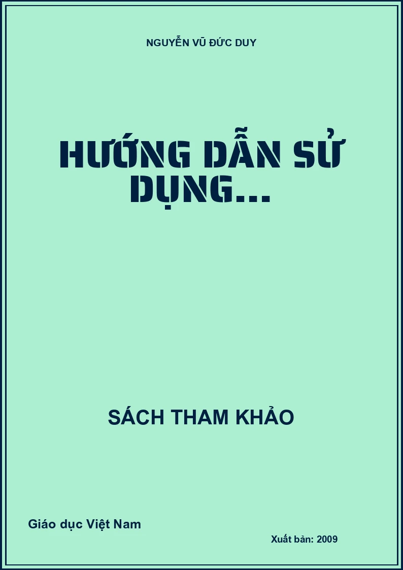 HƯỚNG DẪN SỬ DỤNG…