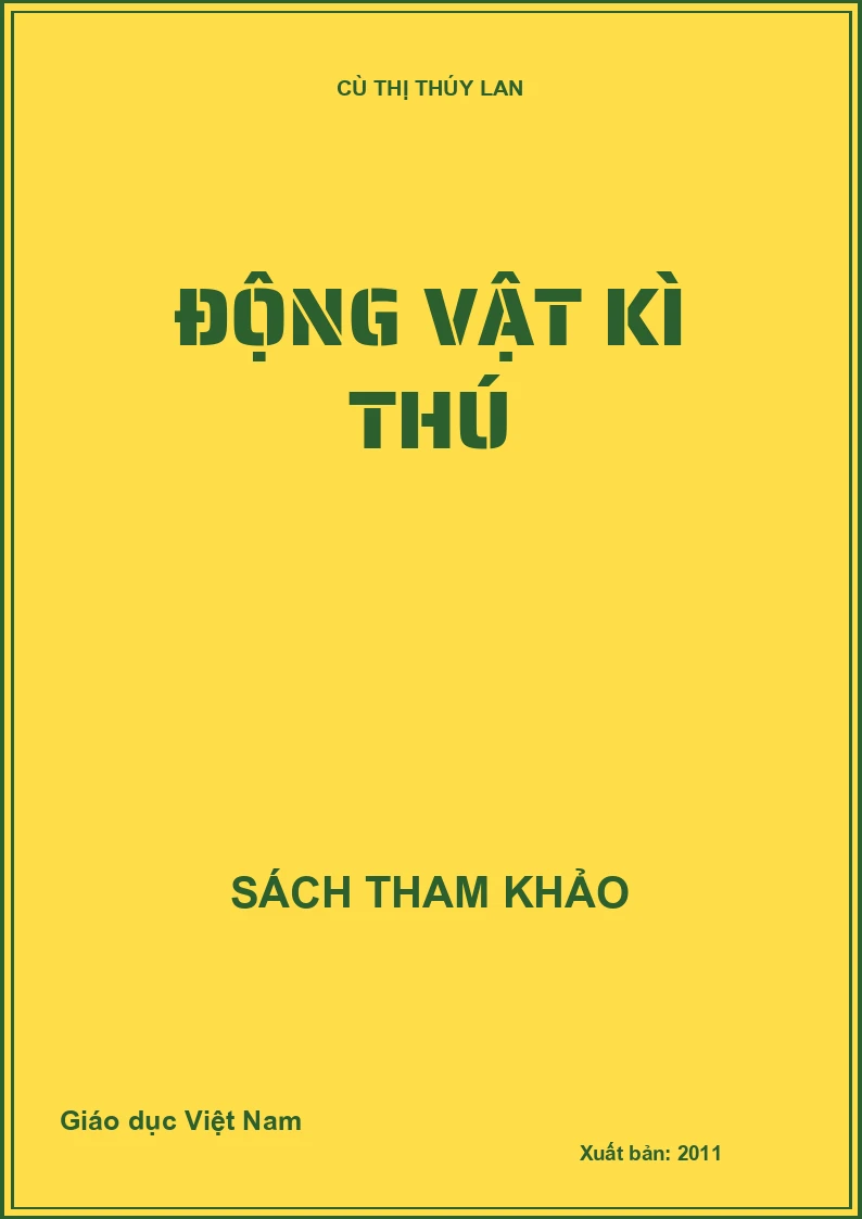 ĐỘNG VẬT KÌ THÚ