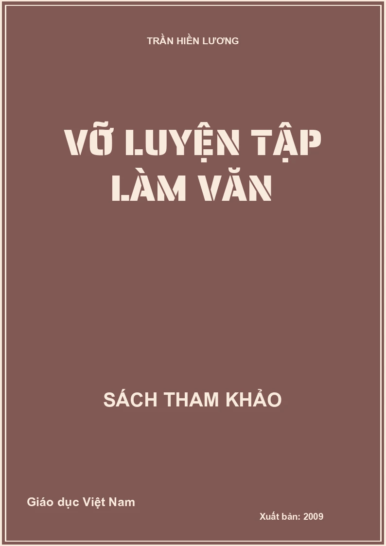 VỠ LUYỆN TẬP LÀM VĂN