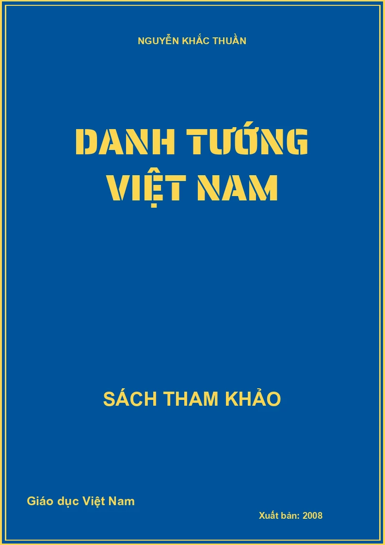 DANH TƯỚNG VIỆT NAM