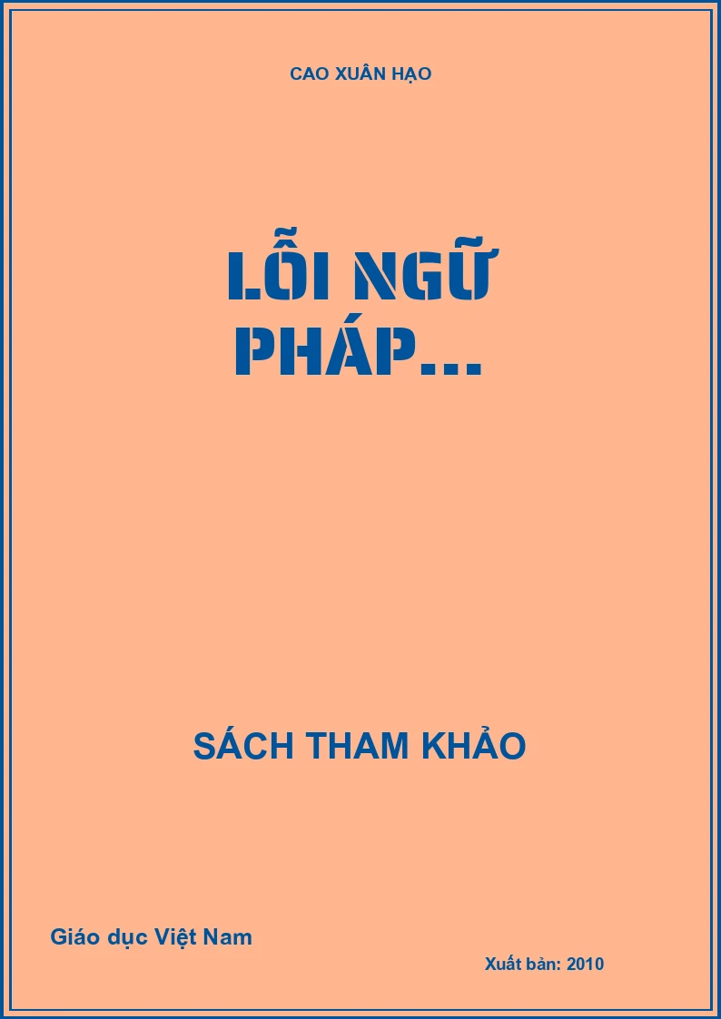 LỖI NGỮ PHÁP…