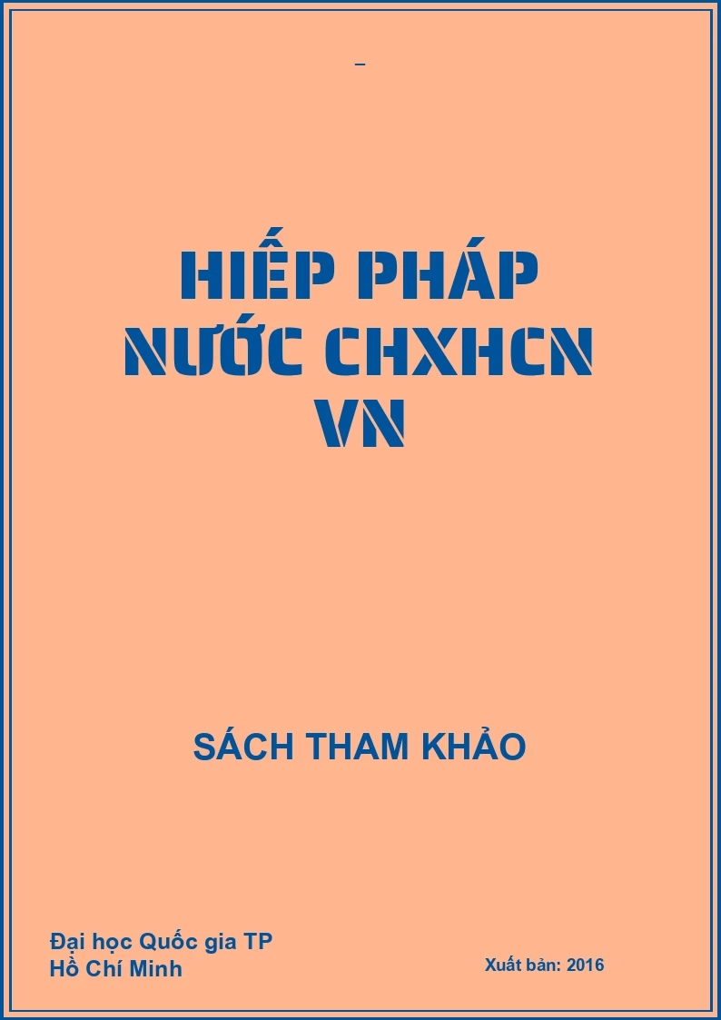 HIẾP PHÁP NƯỚC CHXHCN VN