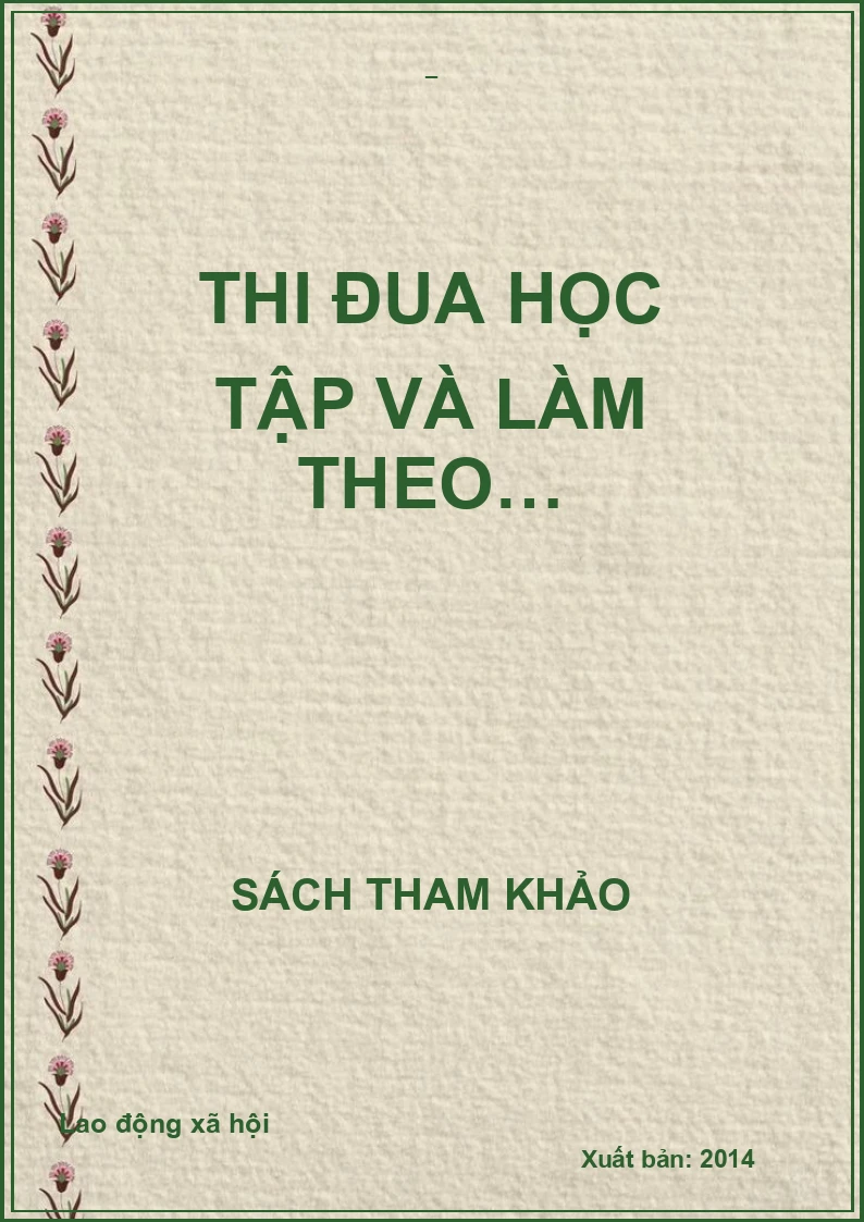 THI ĐUA HỌC TẬP VÀ LÀM THEO…