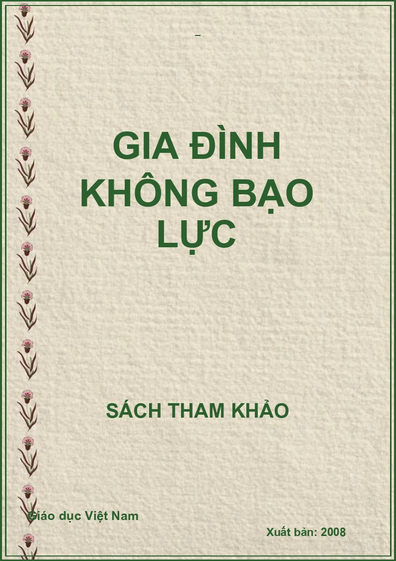 GIA ĐÌNH KHÔNG BẠO LỰC