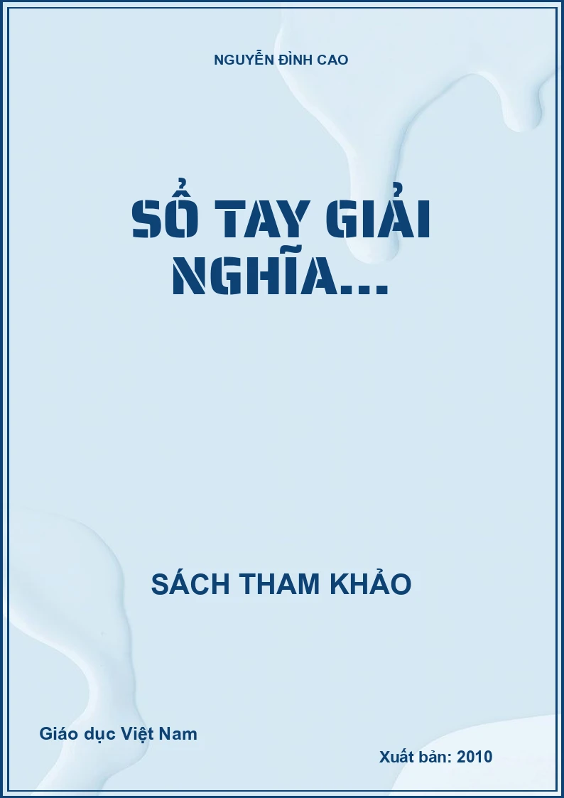 SỔ TAY GIẢI NGHĨA…