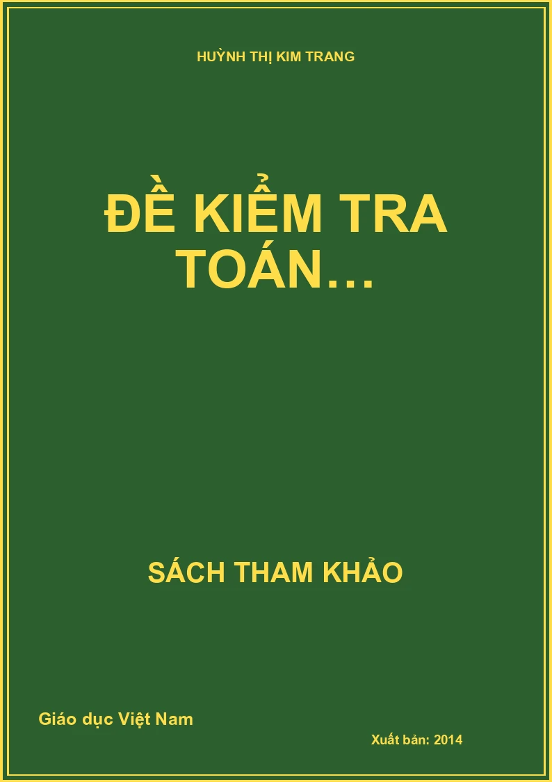 ĐỀ KIỂM TRA TOÁN…