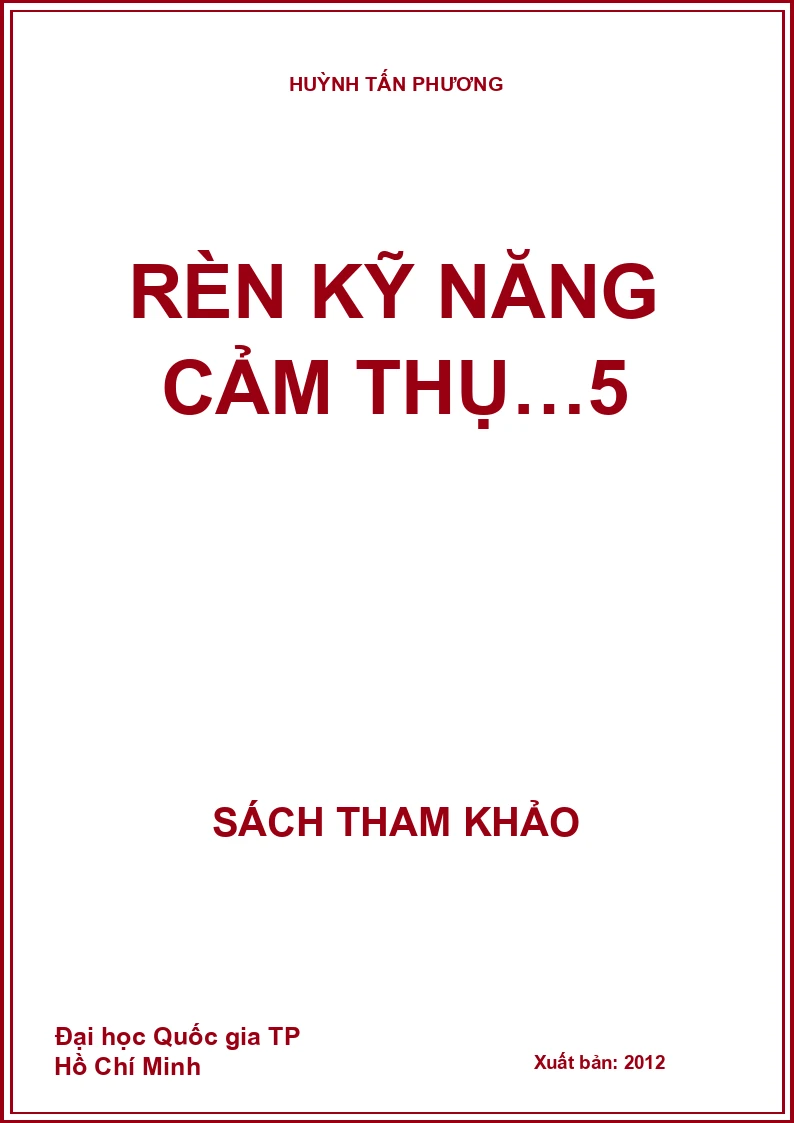 Rèn kỹ năng cảm thụ…5