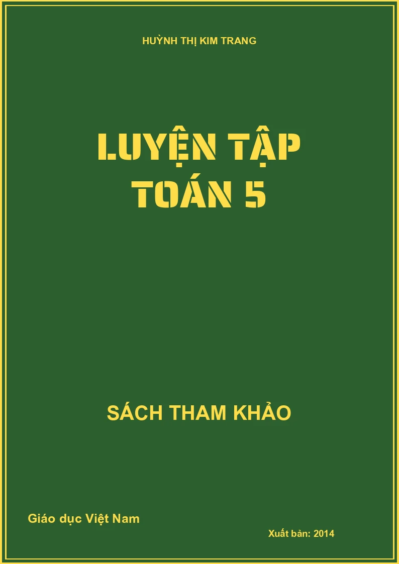LUYỆN TẬP TOÁN 5