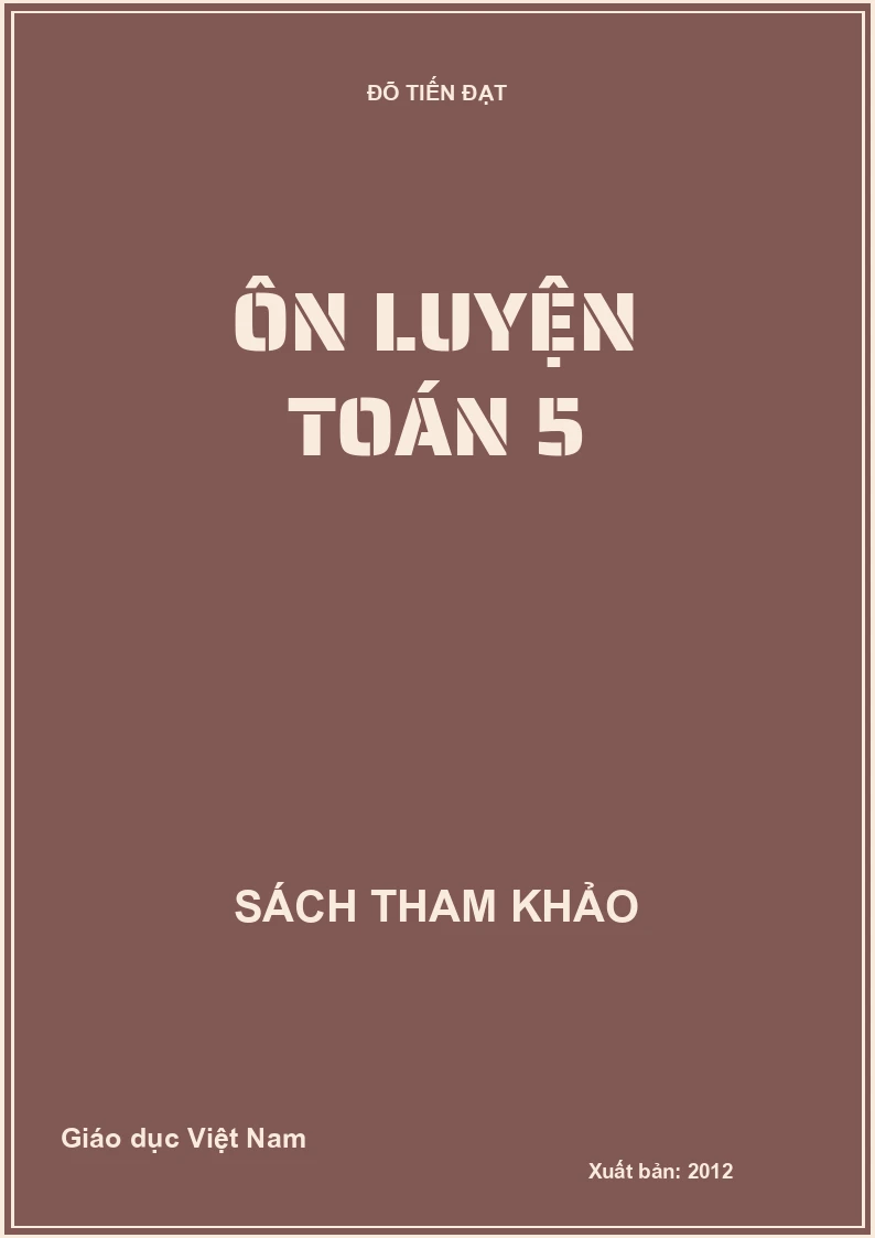 ÔN LUYỆN TOÁN 5
