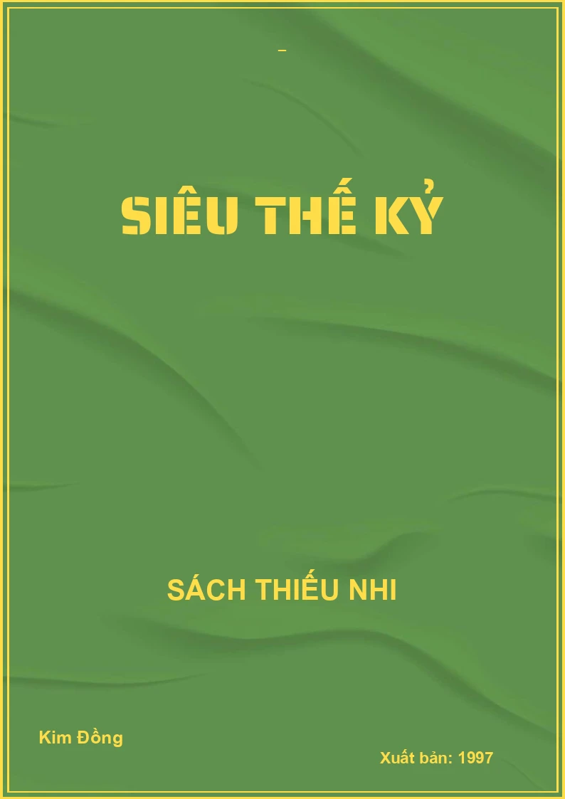 SIÊU THẾ KỶ