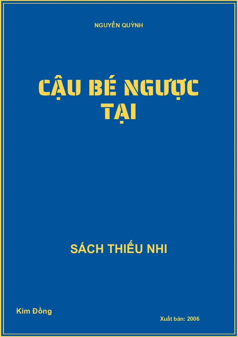 CẬU BÉ NGƯỢC TẠI