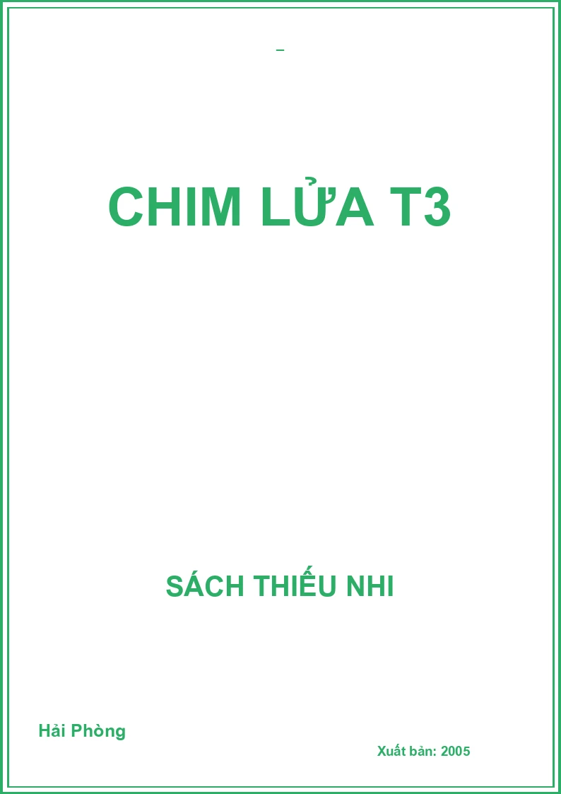 CHIM LỬA T3