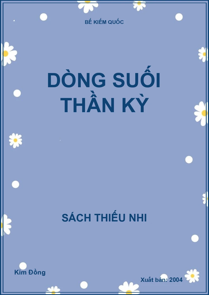 DÒNG SUỐI THẦN KỲ