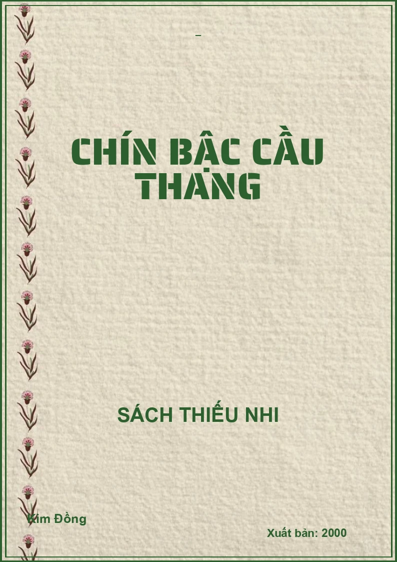 CHÍN BẬC CẦU THANG