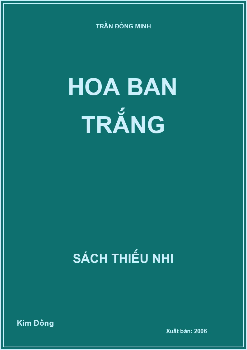 HOA BAN TRẮNG