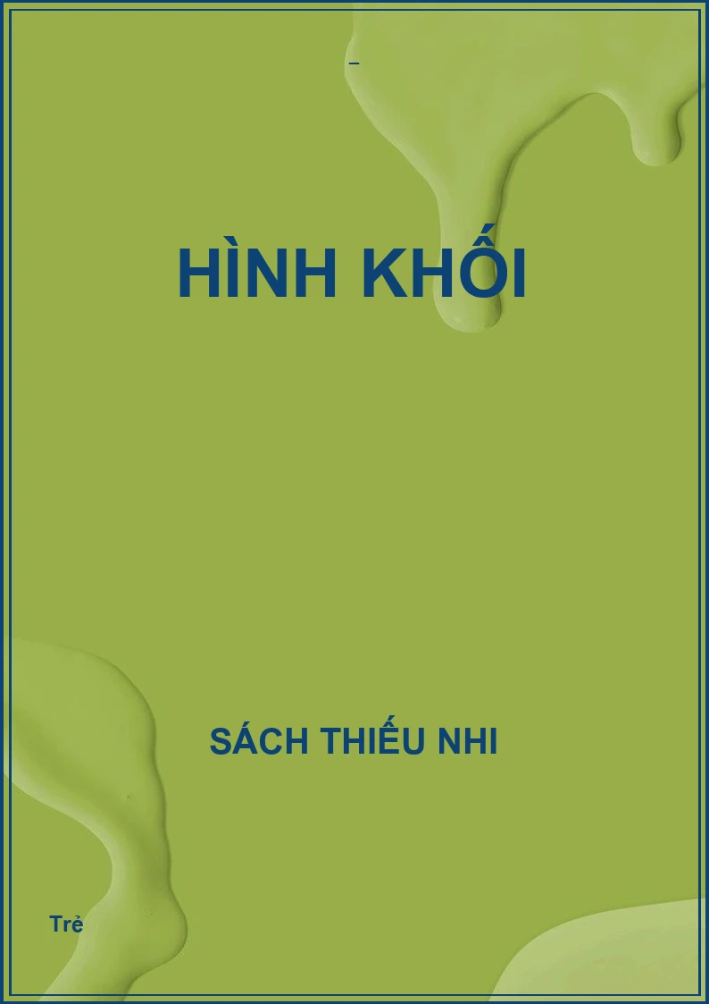 HÌNH KHỐI