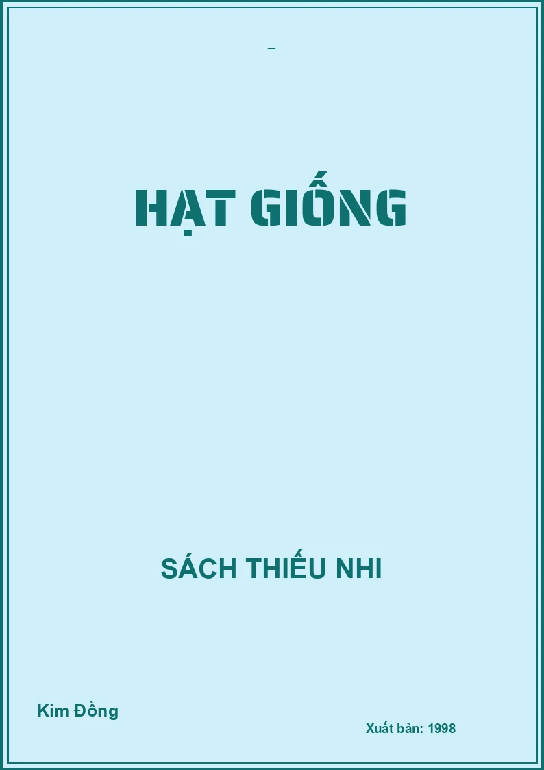 HẠT GIỐNG
