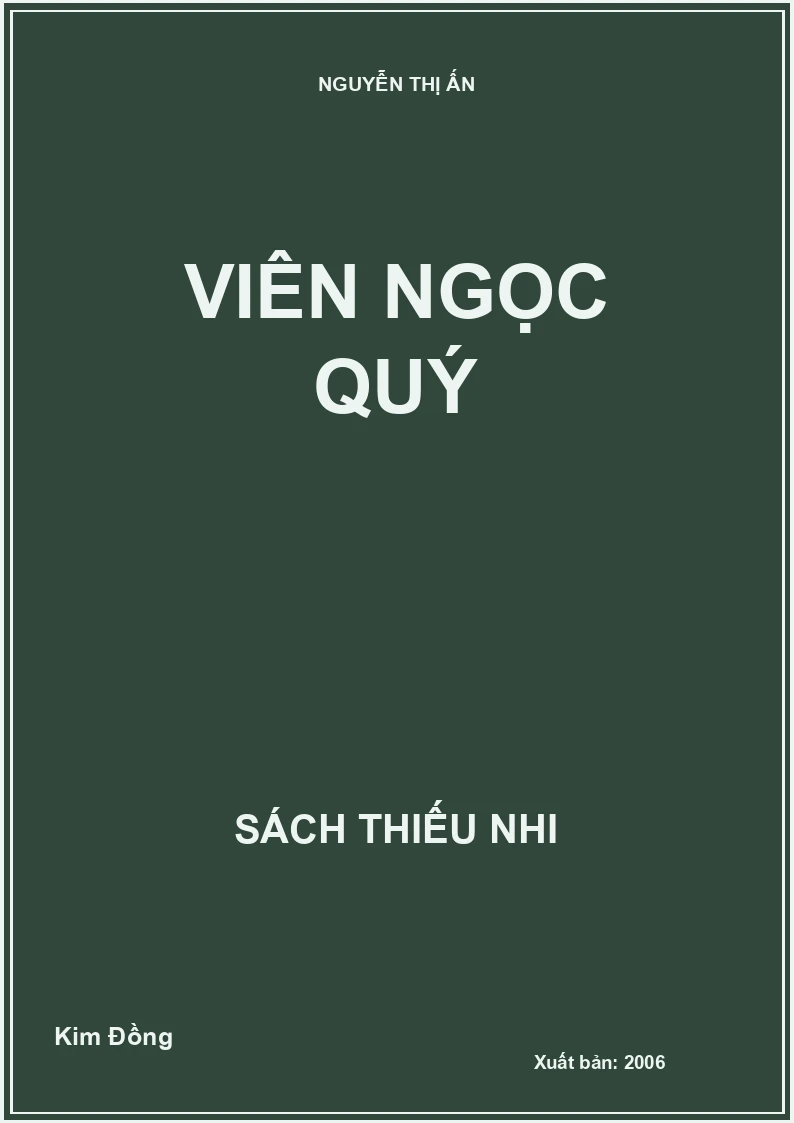 VIÊN NGỌC QUÝ