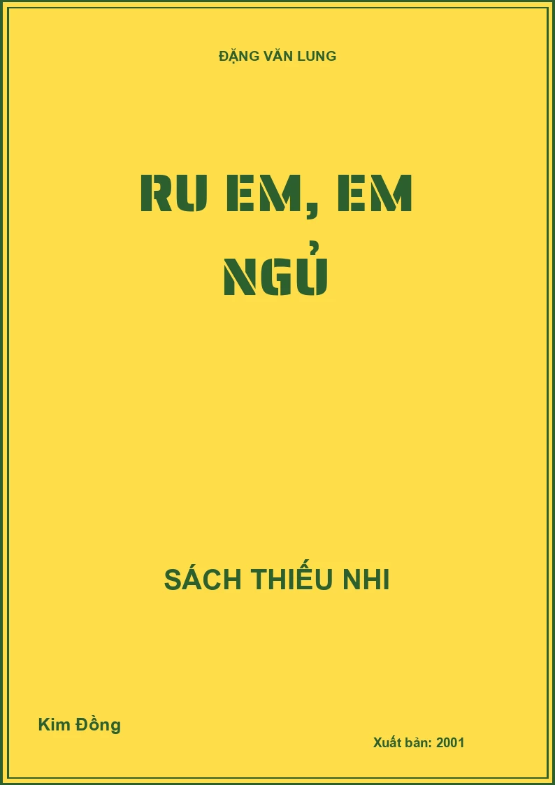RU EM, EM NGỦ
