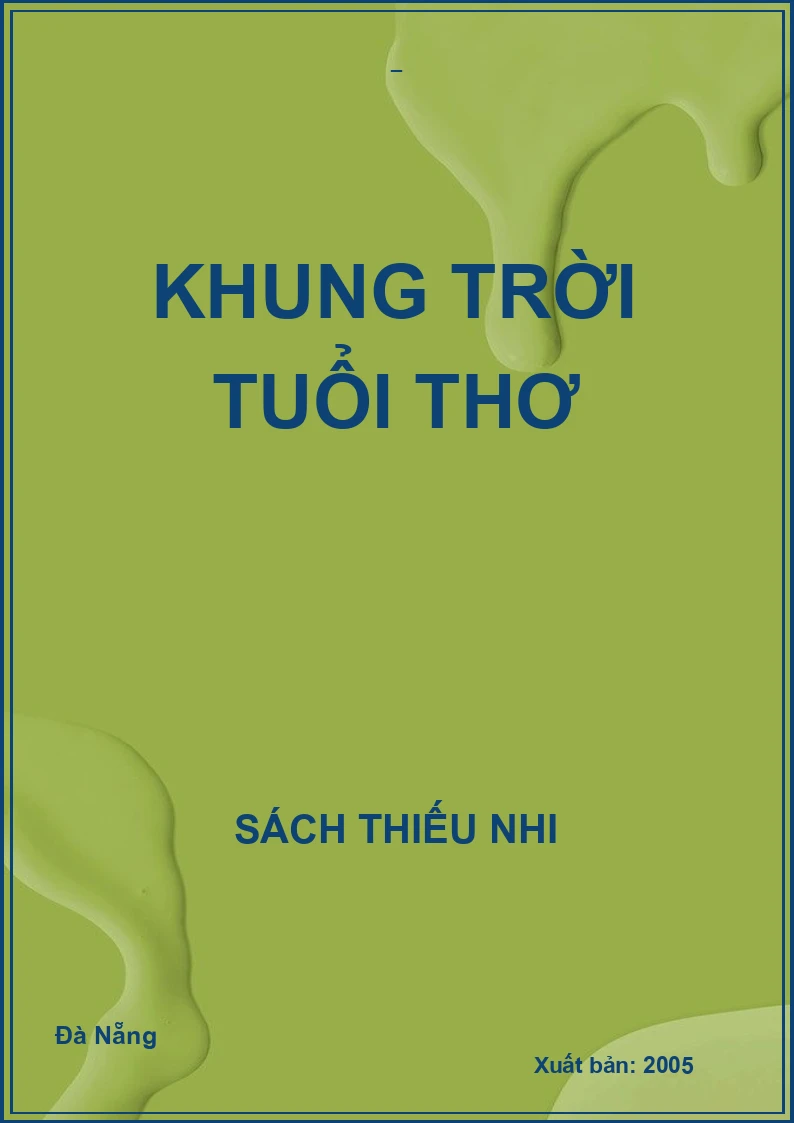 KHUNG TRỜI TUỔI THƠ