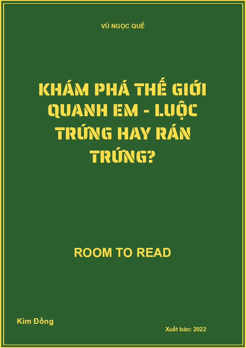 Khám phá thế giới quanh em - Luộc trứng hay rán trứng?