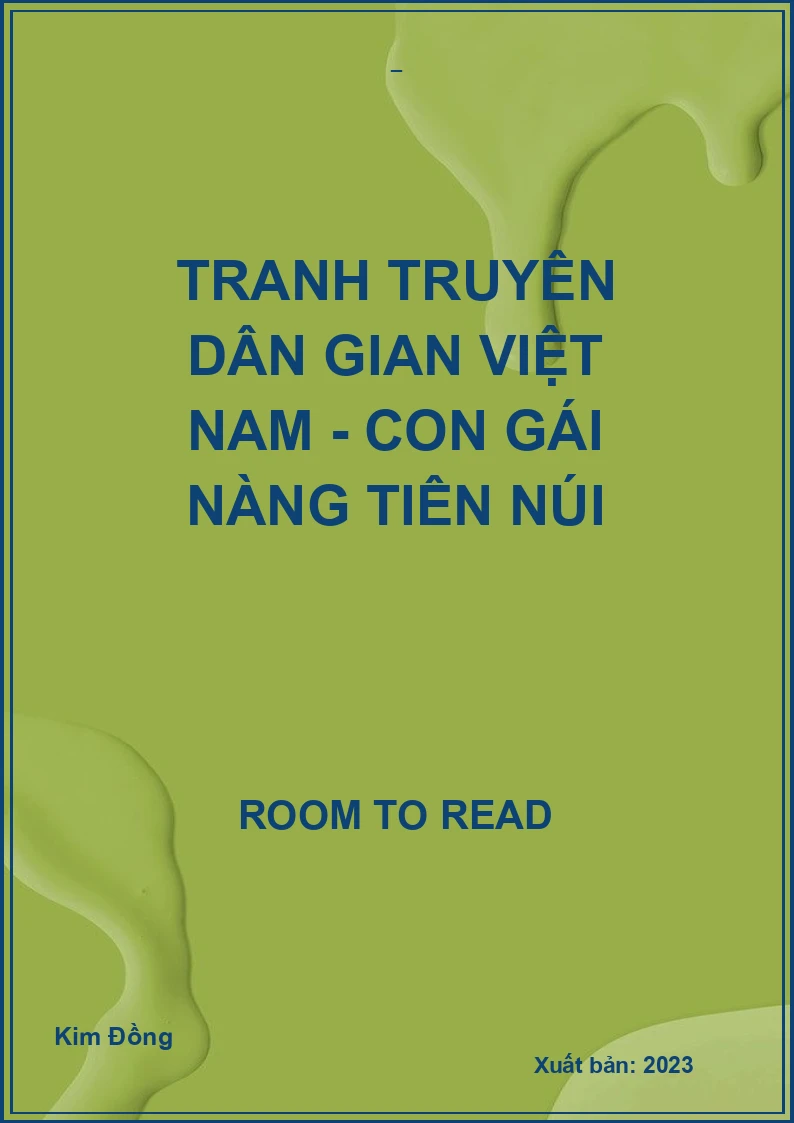 Tranh truyên dân gian Việt Nam - Con gái nàng tiên núi