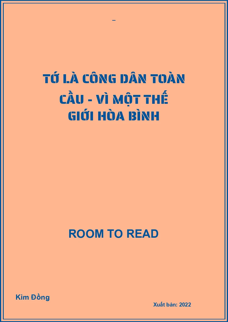 Tớ là công dân toàn cầu - Vì một thế giới hòa bình