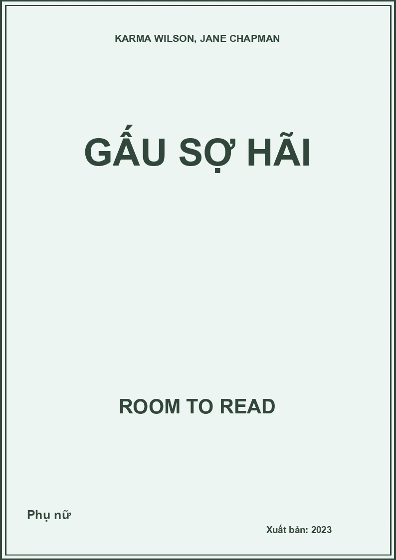 Gấu Sợ Hãi
