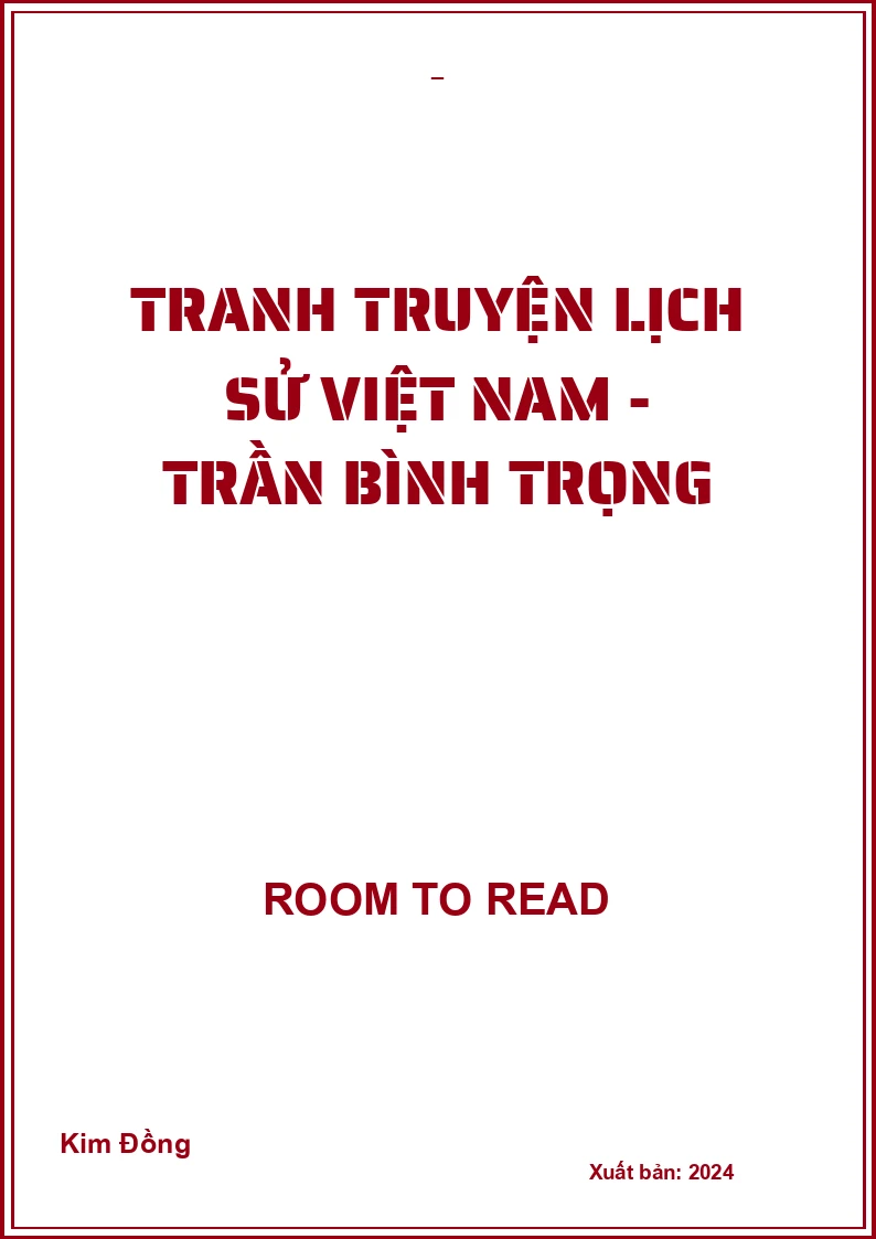 Tranh Truyện Lịch Sử Việt Nam - Trần Bình Trọng