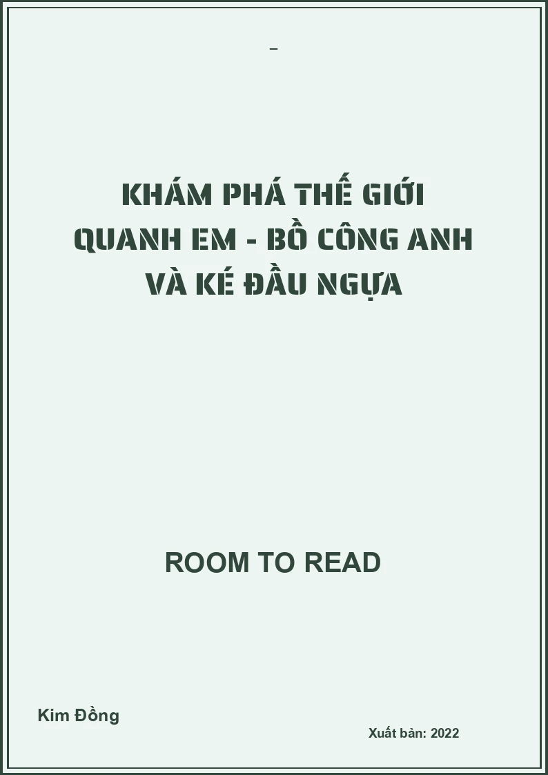 Khám phá thế giới quanh em - Bồ công anh và ké đầu ngựa