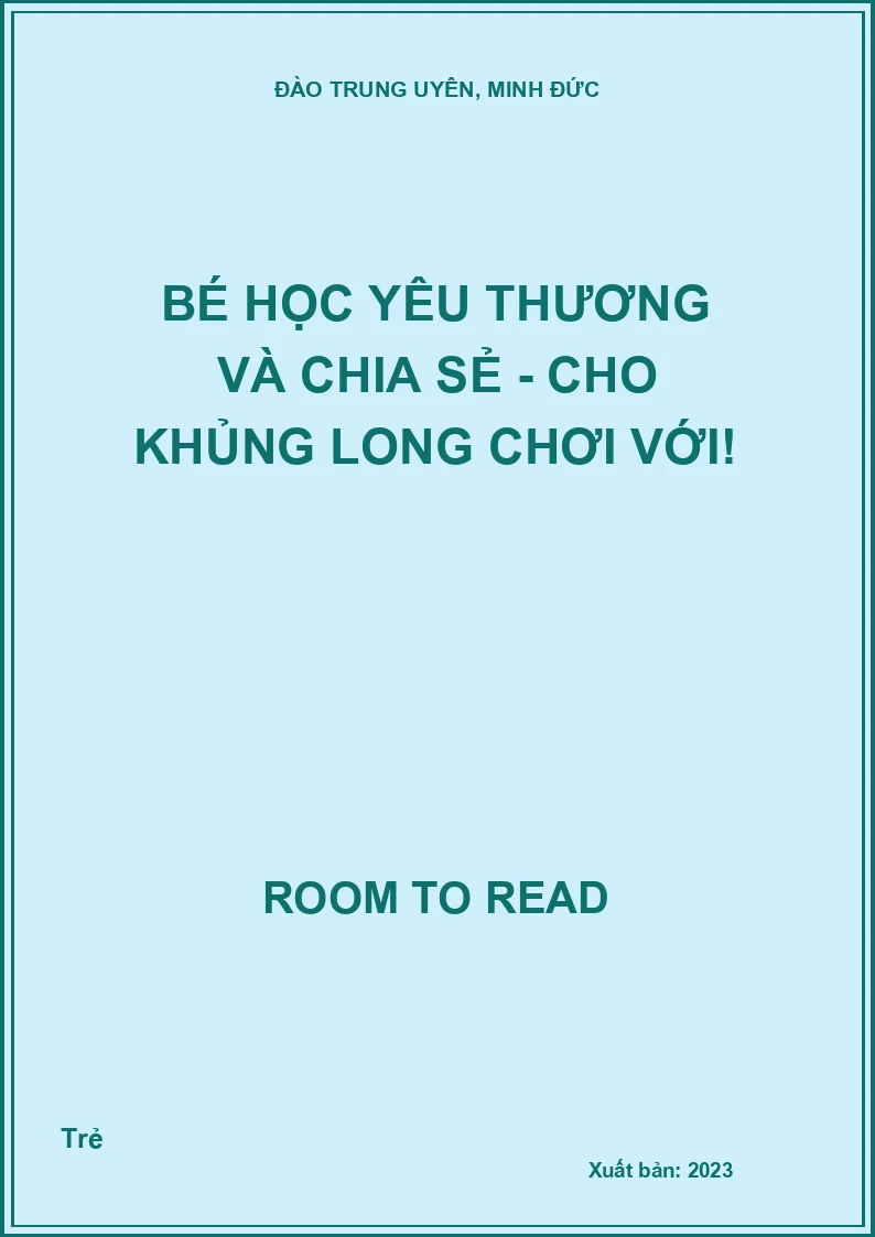 Bé học yêu thương và chia sẻ - Cho Khủng Long chơi với!