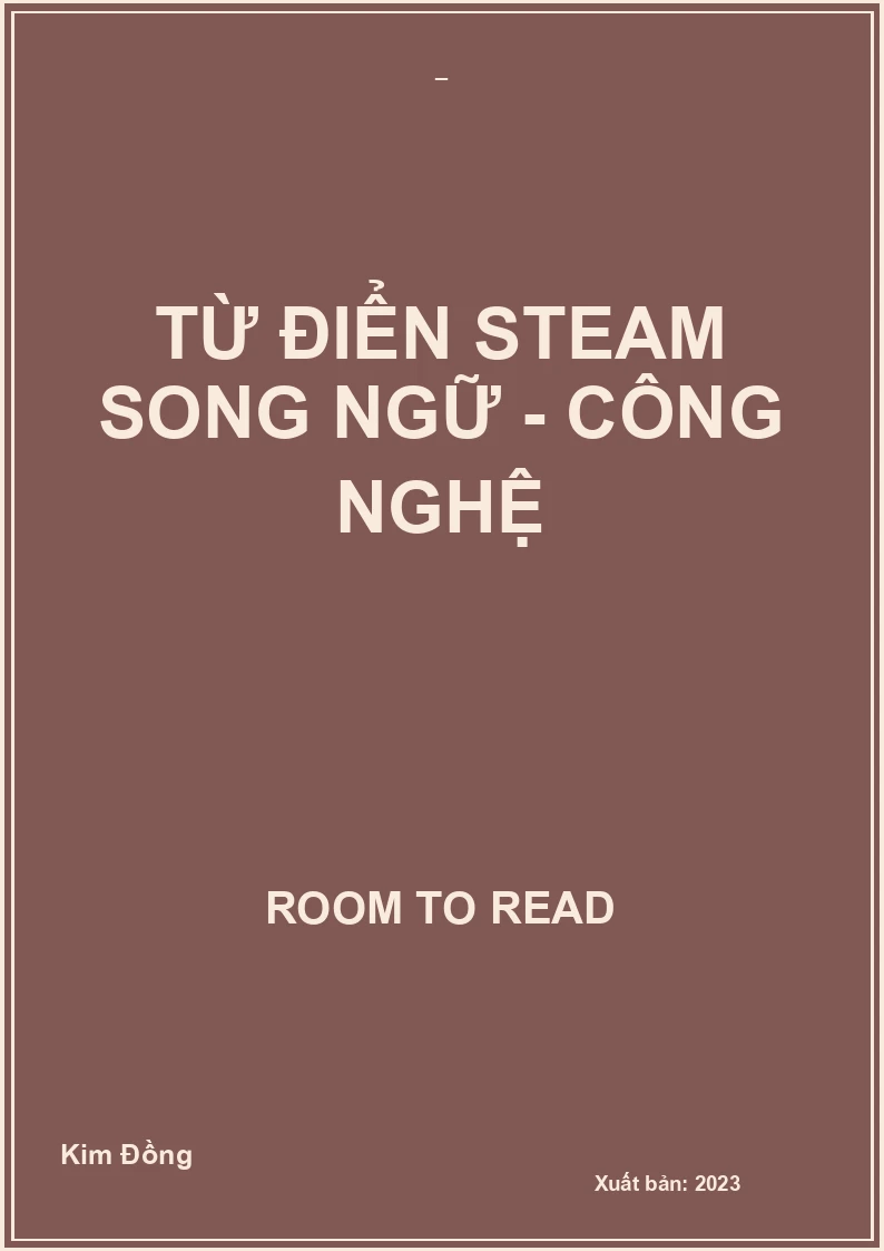 Từ Điển Steam Song Ngữ - Công Nghệ