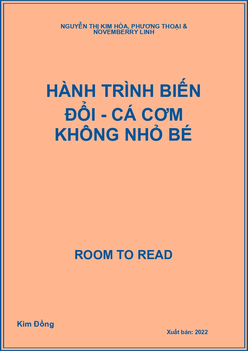 Hành trình biến đổi - Cá Cơm không nhỏ bé