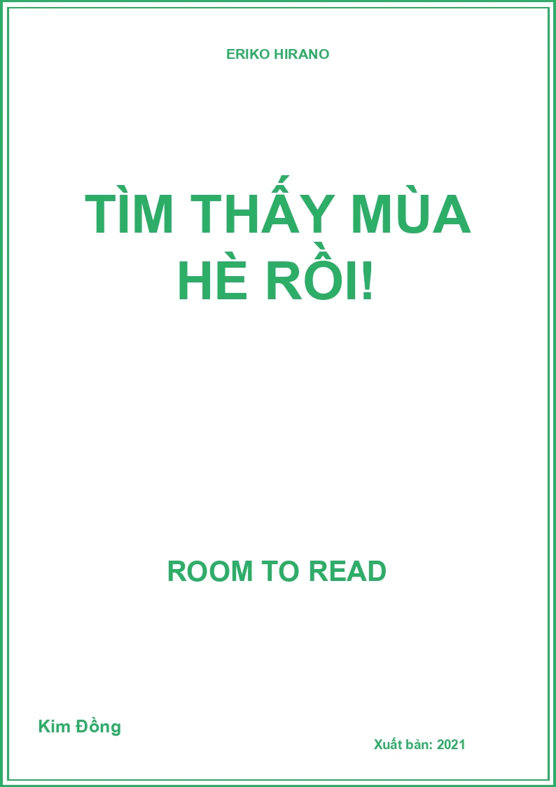 Tìm thấy mùa hè rồi!